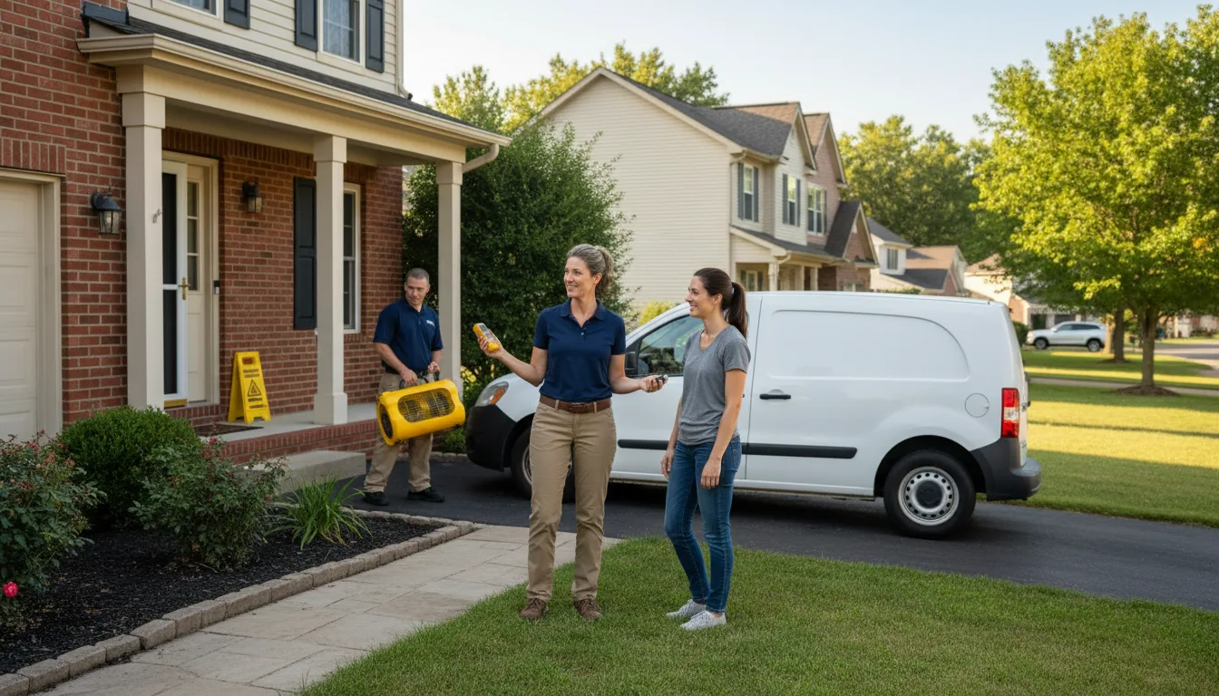 Water restoration image for Water Damage & Restoration Services in Matagorda, TX